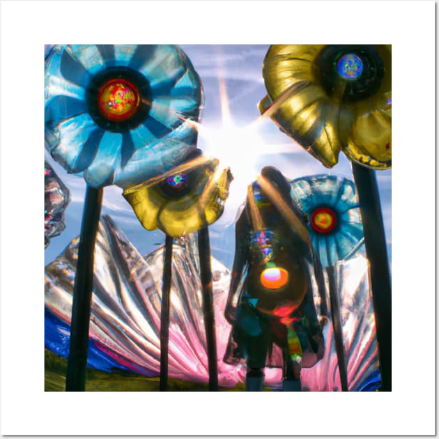 Cellophane Flowers: Lucy in the Sky Design Wall Art by Prints Charming